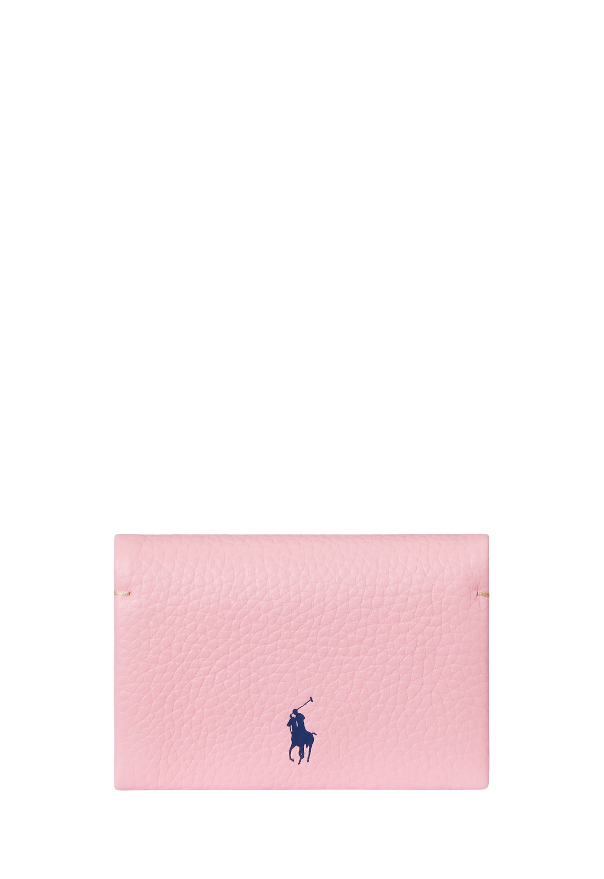 RALPH LAUREN WOMENS Polo Play Leather Snap Card Case Cotton Candy