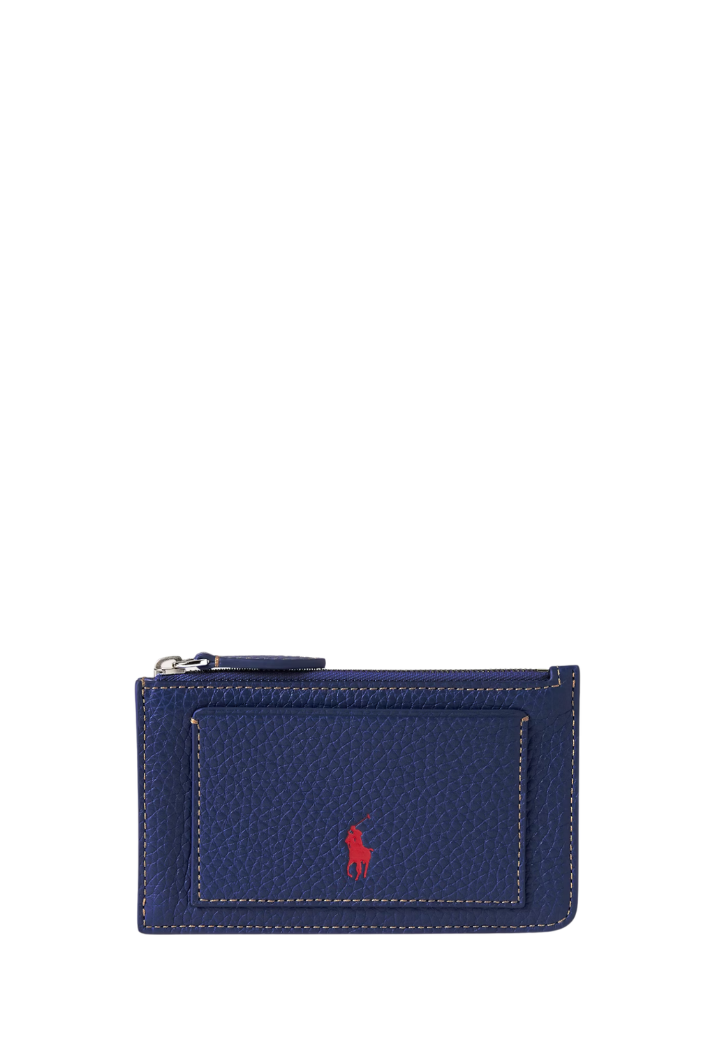 RALPH LAUREN WOEMNS Polo Play Leather Zip Card Case Ink
