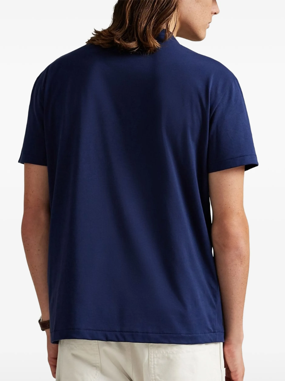 RALPH LAUREN Classic Fit Logo Jersey T-Shirt Newport Navy