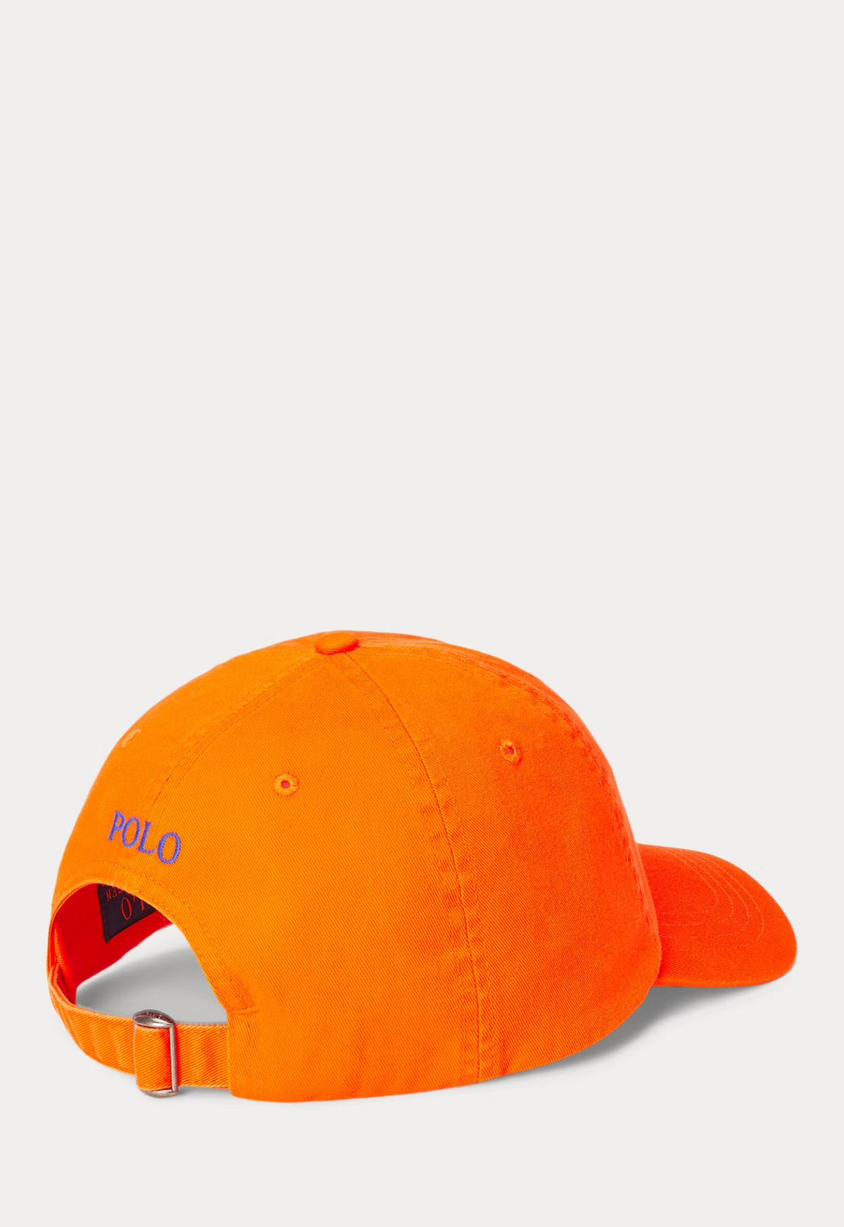 RALPH LAUREN WOMENS The Iconic Cotton Chino Ball Cap Sailing Orange