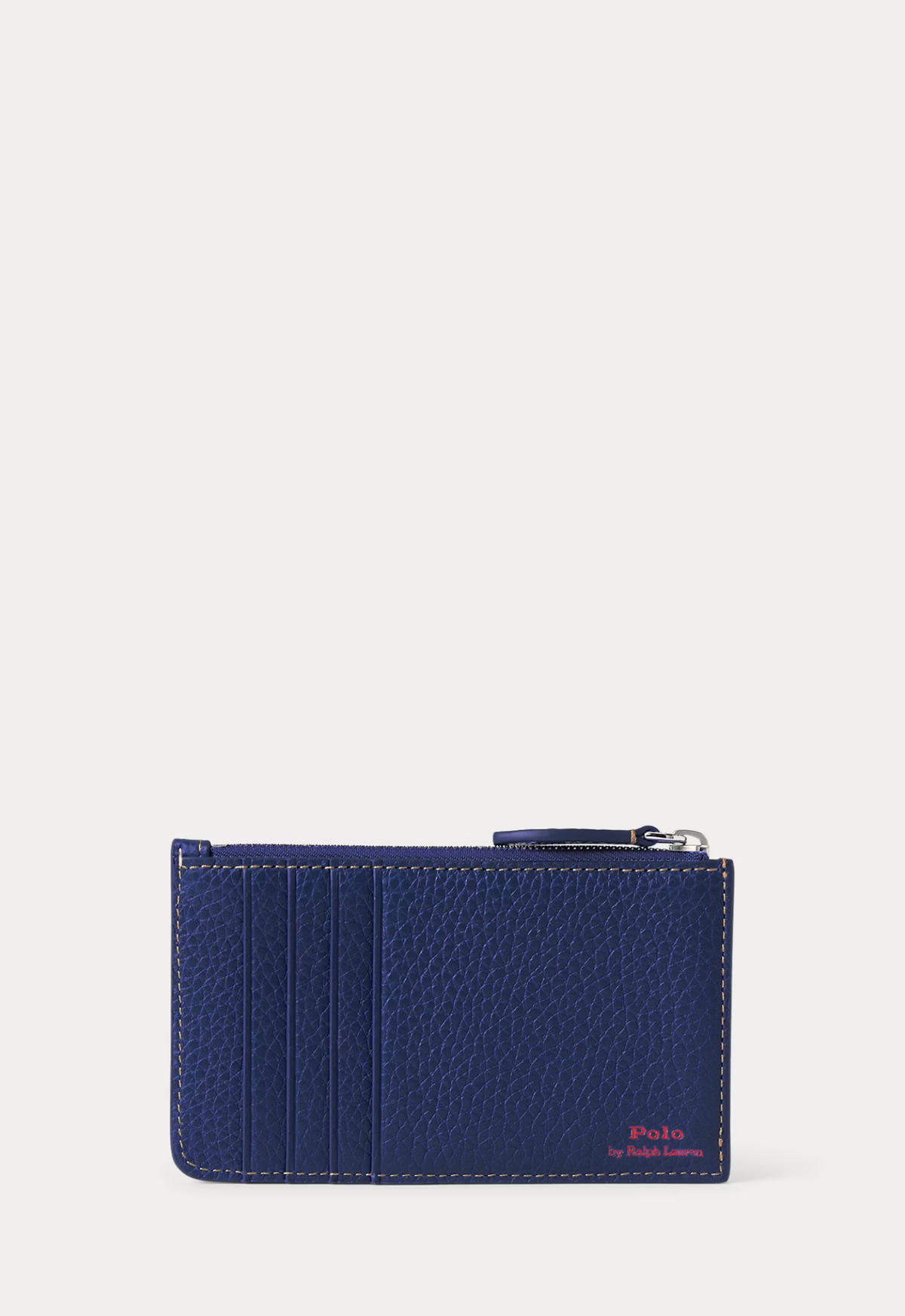 RALPH LAUREN WOEMNS Polo Play Leather Zip Card Case Ink
