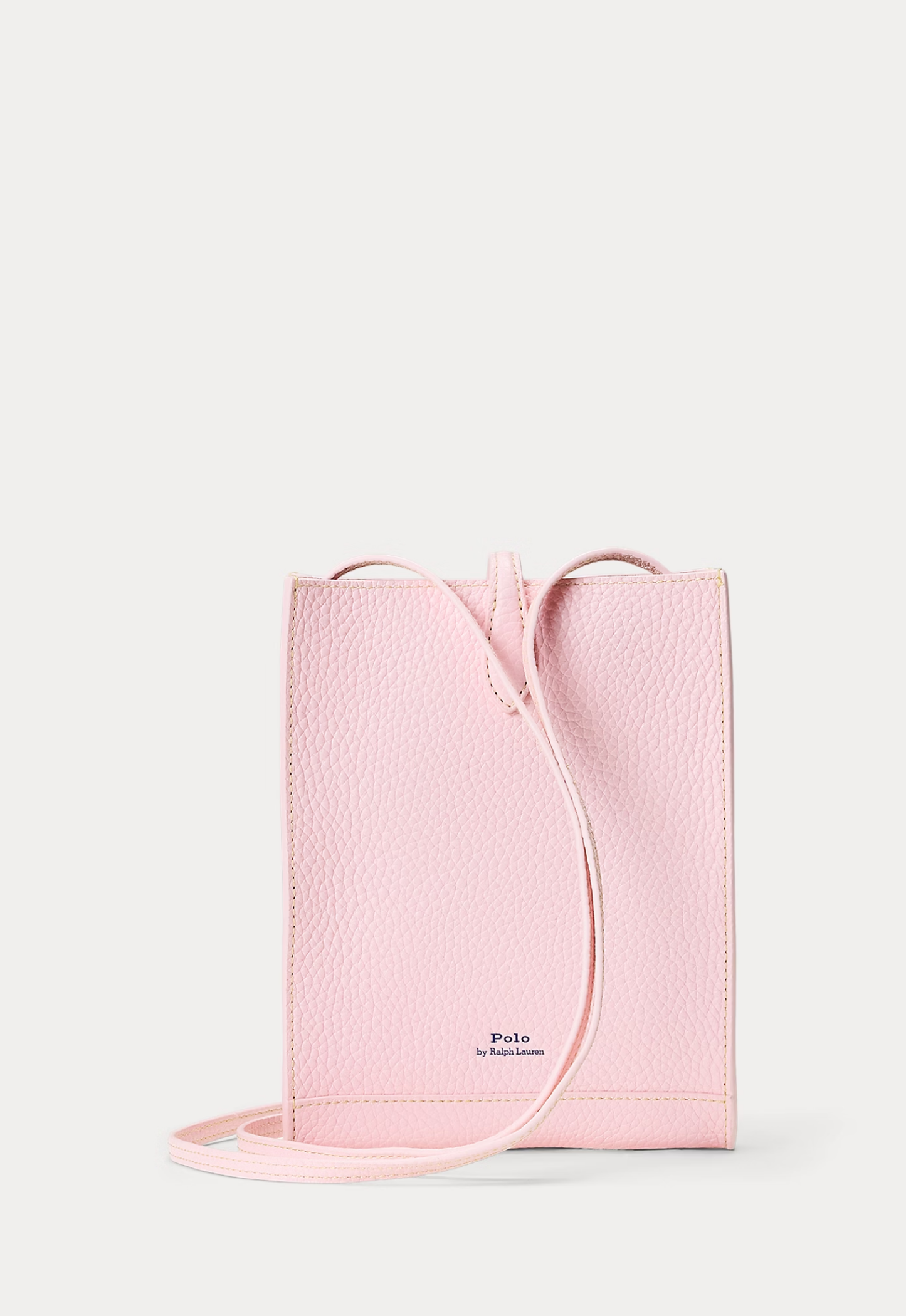 RALPH LAUREN WOMENS Polo Play Leather Pocket Crossbody Cotton Candy