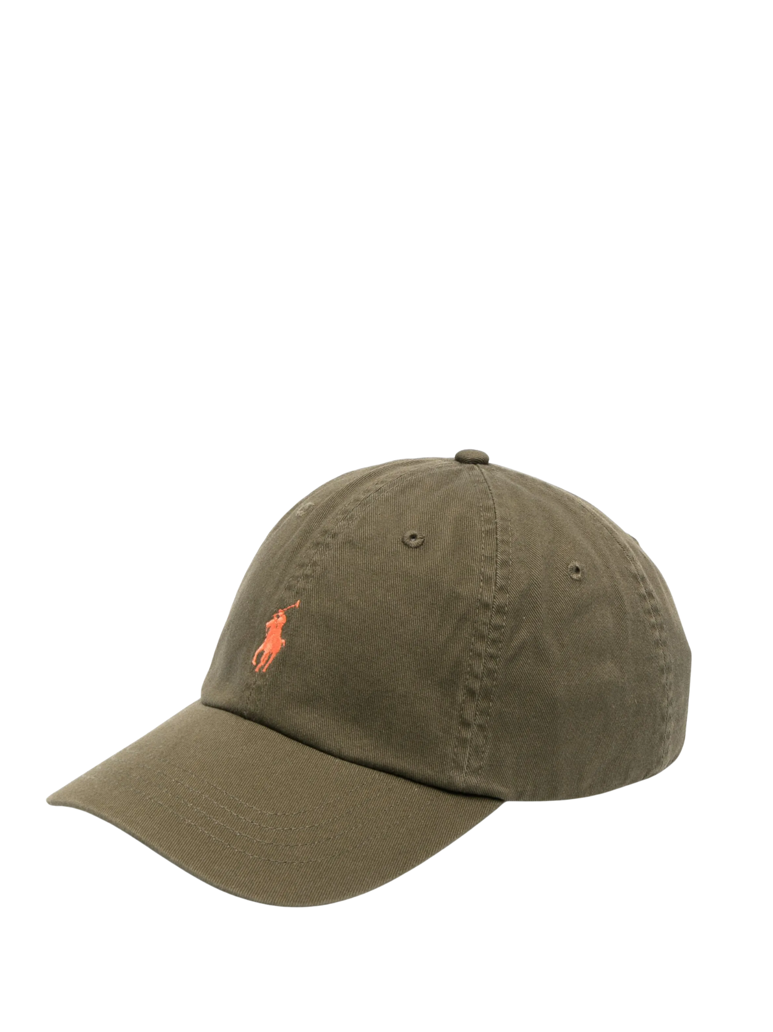 RALPH LAUREN WOMEN The Iconic Cotton Chino Ball Cap Canopy Olive